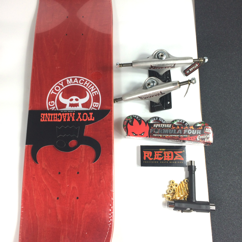 Toy machine Skateboard 8.0/8.125/8.25/8.375/8.5Inch Professional 7-layer Canadian Maple A Complete set of Skateboards pro Deck