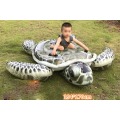 Inflatable Tortoise Kid's Beach Animal Shape Outdoor Swim Ring Pool Toy Summer Ride-on Floating Boat Mat Toys 2021