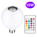 Wireless Bluetooth Remote Control Mini Smart Audio Speaker Bulb RGB Color Light Music E27 LED Lamp