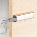 Strong Magnetic Cabinet Door Lock Stainless Steel Wardrobe with Magnetic Furniture Latch Push Open Capture System Damping Buffer