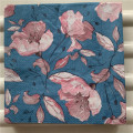 Decoupage table paper napkins elegant tissue vintage blue towel pink flower birthday wedding party beautiful serviettes decor