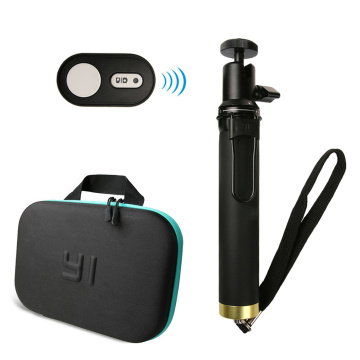 Wireless Remote Control controller + Monopod Selfie Stick + Bag For Xiaomi Yi Xiaoyi 2 4K Yi Lite Action Camera Accessories