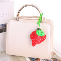 Cute Foldable Eco Nylon Handbag Reusable Cleaning Bag Strawberry Shopping Tote Fashion Folding Storage Bags Home Organization