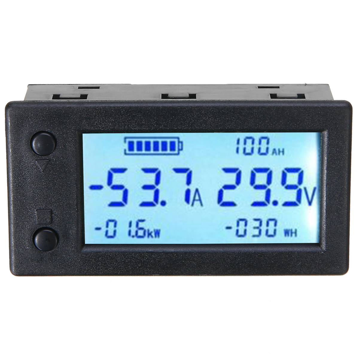 New Digital Hall Coulombmeter DC 300V 50A Voltmeter Ammeter Battery Power Meter Measurement Analysis Instruments