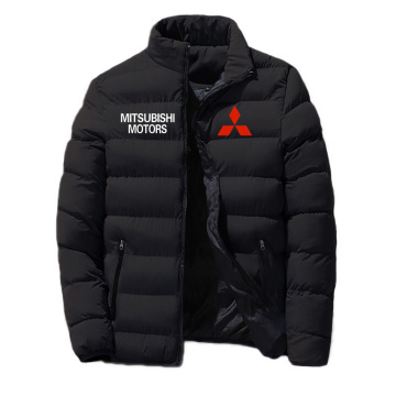 2020 MITSUBISHI MOTORS New Printing Men's Fashion Classic Zipper Cotton Clothing Winter Warm Jacket Current Style Coat Tops