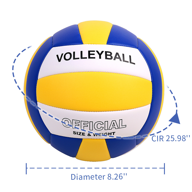 Volleyball Ball Soft Light Weight Classic Style Indoor Outdoor Beach Training Practice Sports Play Games High Quality Size 5