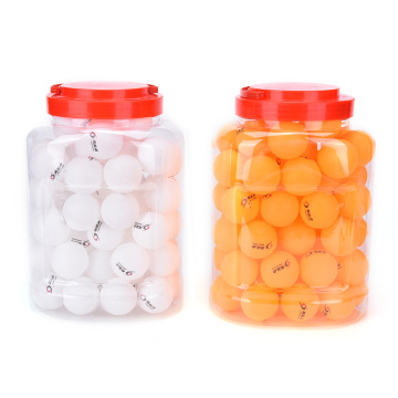 60pcs/barrel 3 Star Table Tennis Balls 40mm 2.9g Ping Pong Ball Yellow White for Table Tennis Game Training