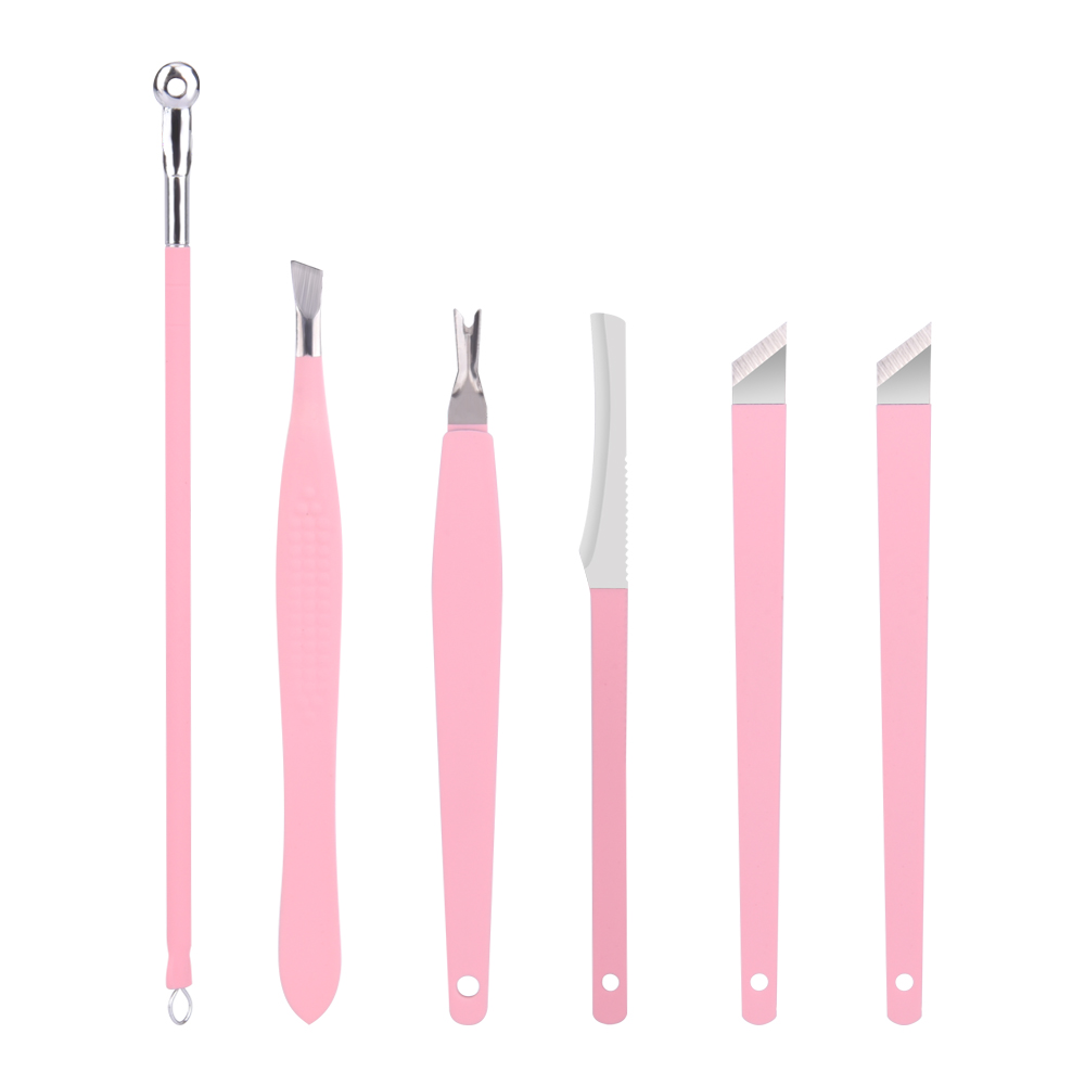 18PCS Manicure Nail Clipper Kit Stainless Steel Cutter Trimmer Tweezers Scissors Ear Pick Pedicure Nail Art Tool Set Coupe Ongle