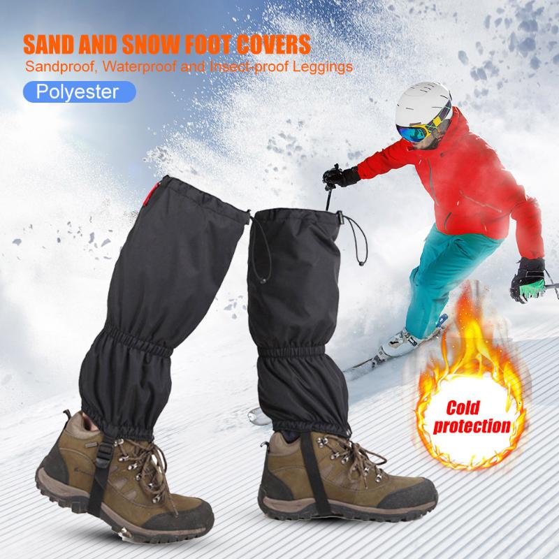 Long Gaiters Outdoor Snow Kneepad Skiing Gaiters Hiking Climbing Leg Protection Guard Sport Safety Waterproof Leg Warmers