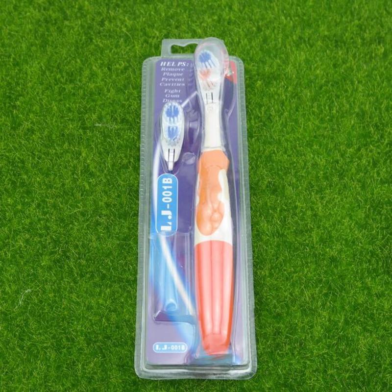 Electric Toothbrush 2 pcs toothbrush Head Revolving Brush Dental Care Oral Hygiene without Battery Family Use