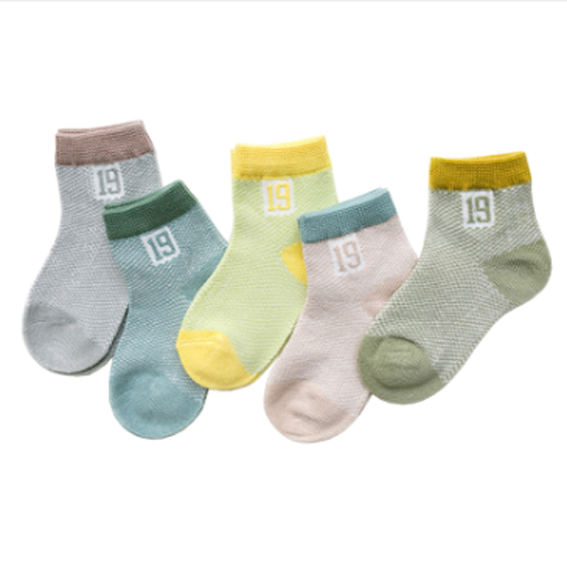 5pairs/lot NewBorn Baby Socks Thicken Cartoon Comfort Cotton Newborn Socks Kids Boy For 0-2 Years Baby Clothes Accessories