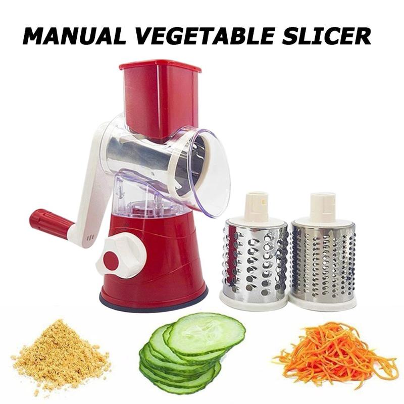 Multi-functional Manual Slicer Vegetable Fruit Round Cutter Shred Grater for Vegetable Shredder Household Kitchen Food Processor