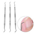 Nail Correction Lifter File Clean Installation Tool Double Ended Sided Pedicure Foot Nail Care Hook Ingrown Toe 1pc