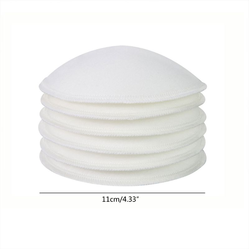 4pcs Feeding Washable Reusable Breast Nursing Pads Cotton Soft Comfortable Absorbent Baby Breastfeeding Breast Pads