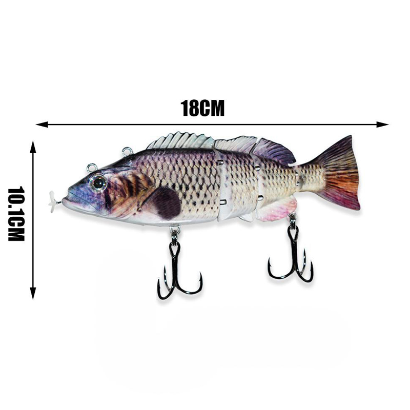 Smart Electronic Artificial Bait Bionic Fishing Lures Electronic Robot Fish Auto-Swimming Robotic Fishing Lures