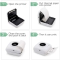 1 rolls Mobile Bluetooth Cash Register Paper Rollfor Paperang & Peripage Mini Printer Thermal Printing Paper 57x30mm POS Printer