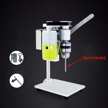 100W High Precision Mini Drill Press 7 Speeds Drilling Chuck 1.5-10mm Small Electric Bench Drill DIY Wood Metal Drilling Machine