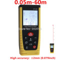 0.05m-60m Hand held Laser Distance Meter 60M Area and volume measurements Rangefinder Tool Range finder IP54