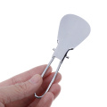 new Fashion Metal Folding Shoehorn Durable With Stainless Steel Faux Leather PortableNew Shoe Horns