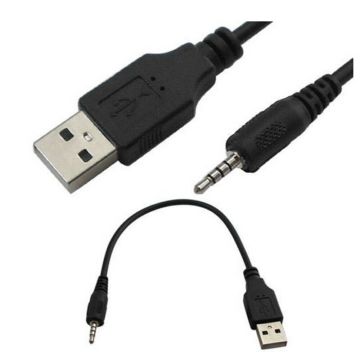 1Pc 2.5mm New USB Charger Power Cable Cord For JBL Synchros E40BT/E50BT Headphone J56BT S400BT S700 Easy to Use Durable CE1789