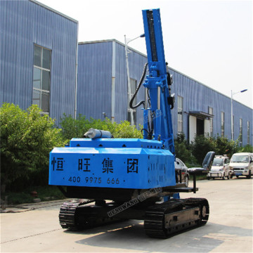 hengwang Hydraulic hammer pile driver for solar project