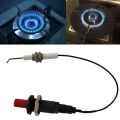 Piezo Spark Ignition Set With Cable 30 cm Long Push Button Grill Stove Kitchen Lighters Home Appliance Accessories