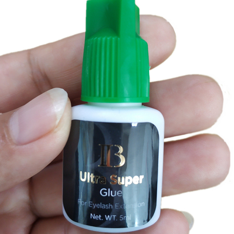 i-beauty IB Ultra super Glue Individual fast drying eyelash extensions glue green cap 5ml/bottle eyelash lash glue Original Shop