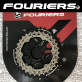 FOURIERS 36T AL7075-T651 Three Piece Rear Bicycle freewheel Chain Ring Bike Chain-ringss Fit with SHIMANO 11 speed 11-28T