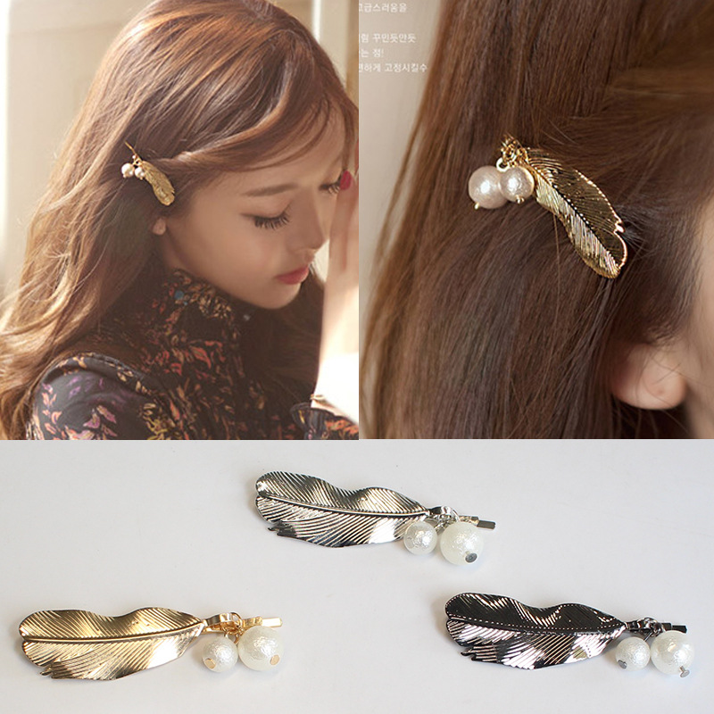 1pcs Cute Pearl Metal Women Hair Clip Bobby Pin Barrette Hairpin Hair Accessories Beauty Styling Tools Dropshipping New Arrival