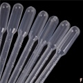 20PCS Transfer Pipettes 3ml Plastic Transparent Pipettes Disposable Safe Eye Dropper Transfer Graduated Pipettes Lab Supplies