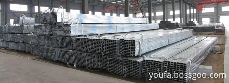 Galvanized square pipe