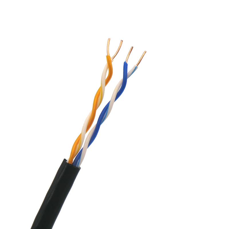 Telephone Wire Twisted Pair 4 core 0.5mm Pure Oxygen Free Copper Telephone Communication Cable 5m