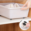 4pcs Adhesive Pulley Storage Box Pulley Trash Can Self-adhesive Pulley Home No Noise No Scratches Box Wheels Furniture Casters