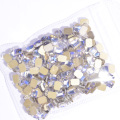 20Pcs Nail Crystal Moonlight Glass Stones Strass Non Hotfix Nail Rhinestones For Nail Art Decoration Shinny AB Nail Charms JZ16