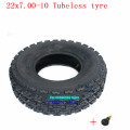 10 inch tire thickening tyre 22x7-10 tires fits for Four-wheel beach car Go kart farmer's car 22x7.00-10 inch ATV vacuum tire