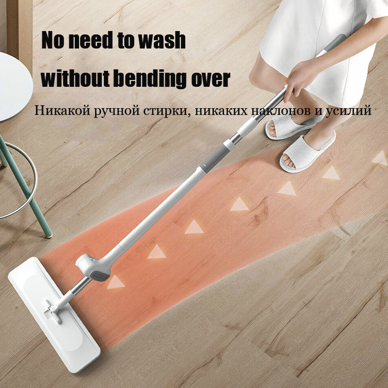 Wring Mop for Wash Floor House Cleaning Lazy Mops Cloth Squeeze Kitchen for Washing Windows Cleaner Lightning Offers Trapeador