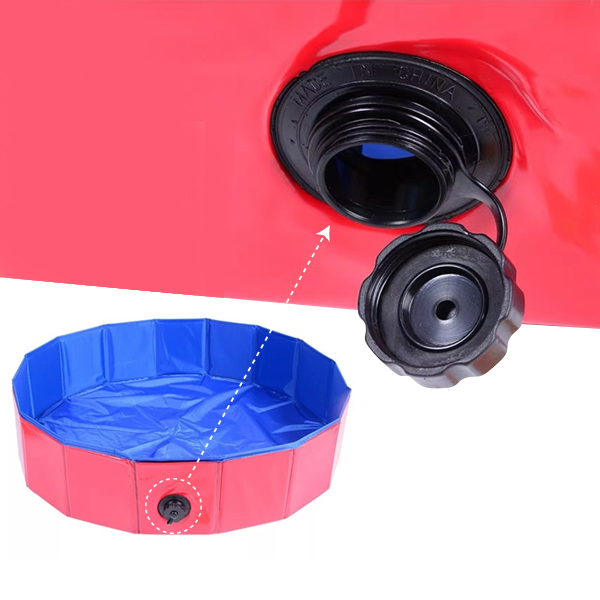 120cm Foldable Large Dog Pool Pet Bath Tub 1