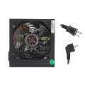 750W 12cm Red LED Fan PC Power Supply ATX 12V Desktop Computer Gaming Power Supply 1x24P+1x4P+1x6P+ 2x(1*4Pin+1*SATA)