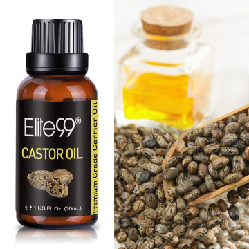 Elite99 Castor Oil Nourish Hair Essential Oil Eyelashes Eyebrow Growth Castor Natural Organic Hair Fast Growth Moisturize Skin