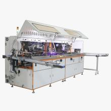Full automatic screen printing hot stamping production line for glass bottles