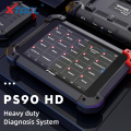 XTOOL PS90 HD OBD2 Automotive OBD2 Truck Diagnostic tool PS90 HD for Heavy duty Free update online for Multi-brand With Wifi/BT