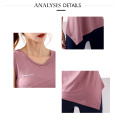 Yoga T-Shirts Sleeveless Fitness Yoga Tops Women Sports Shirt Quick Dry Running Loose Breathable Tank Tops Womem Fitness Clothes