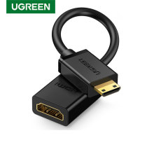 Ugreen Mini HDMI-compatible Cable Adapter 4K for Raspberry Pi ZeroW Camcorder Laptop Mini HDMI-compatible Cable Adapter