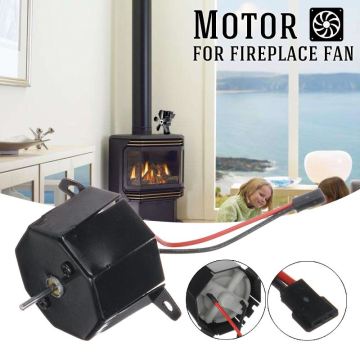 Fireplace Heat Powered Stove Fan Motor Heat Distribution komin Log Wood Burner Friendly Quiet Fan Motor Fireplace Accessories