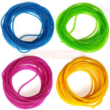 Victorsense 5/10/20/m Fishing Ropes 2.2mm 2.4mm 2.6 2.8 3.0 3.2mm Solid Latex Tube Models Latex Elastic Fishing Lines