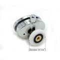 Set of 4 new Oval singel wheel Shower door rollers 23mm