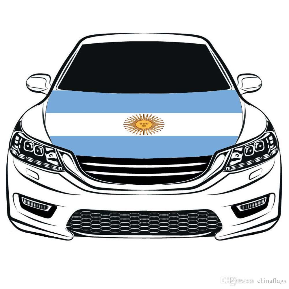 The World Cup Argentina Flag Car Hood Cover Jpg