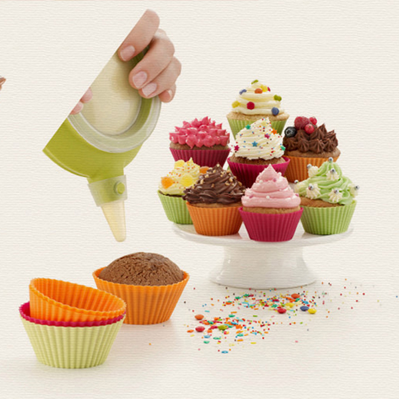 20/12/8/5/1Pcs Silicone Cake Cup Liner Baking Cup Mold Muffin Round Cakecup Cake Tool Bakeware Baking Pastry Kitchen Tools