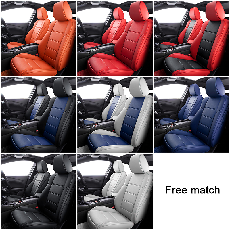 kokololee Custom Leather car seat covers set For KIA Niro KX1 Cadenza SHUMA CARENS Carnival VQ Borrego Opirus Sorento seats cars