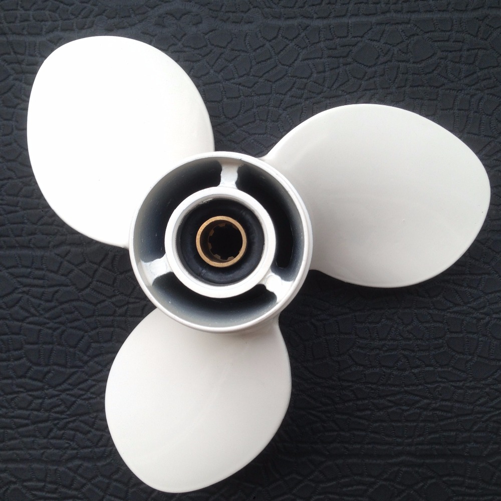 Free shipping 9.25x8 For PARSUN 9.9hp propeller 15hp Parsun propellers marine propeller 8 tooth spine outboard boat motors